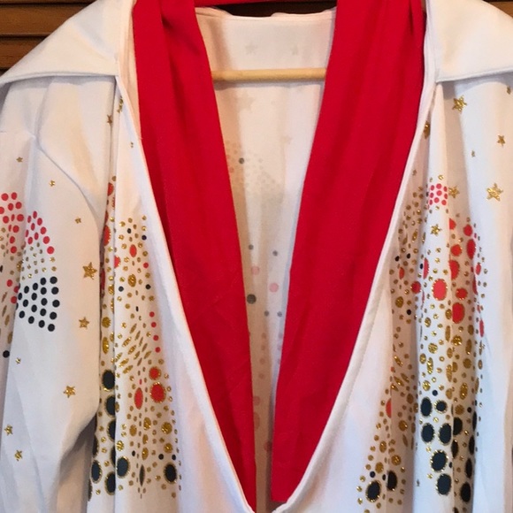 Rubies Elvis Presley costume jumpsuit scarf belt Size X-Large adult - Picture 9 of 16